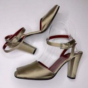 Yves Saint Laurent Vintage Satin Heels
